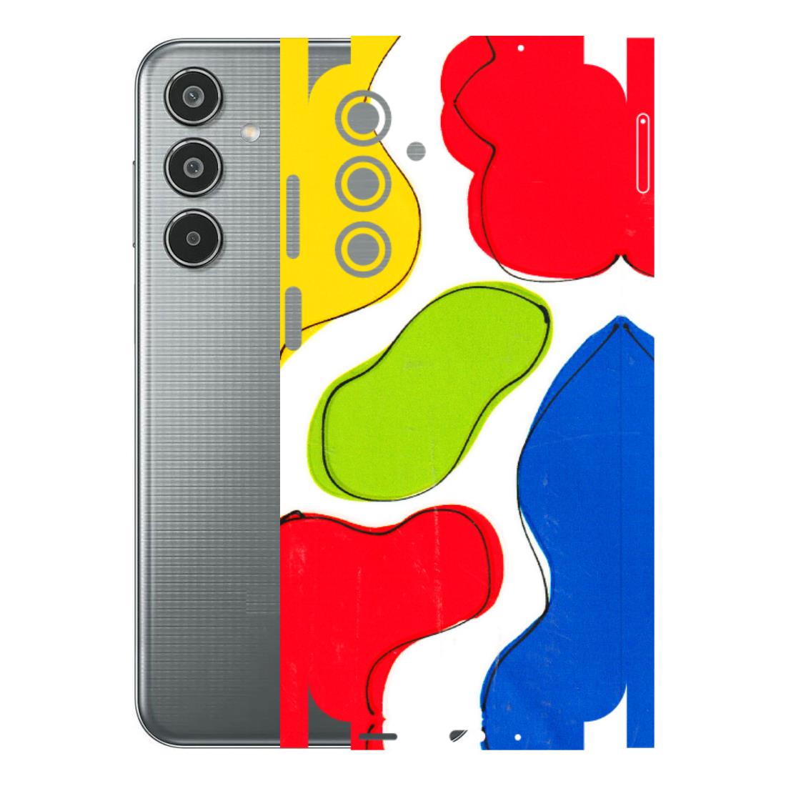 Samsung M/F/Note/Flip and C Phone Skins (All Models) - RGB Colour Paint - 3D Embossed Finish (L-284) Samsung Galaxy M35 (5G)
