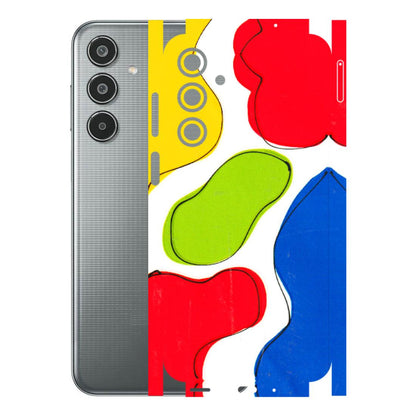 Samsung M/F/Note/Flip and C Phone Skins (All Models) - RGB Colour Paint - 3D Embossed Finish (L-284) Samsung Galaxy M35 (5G)