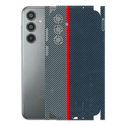 Samsung M/F/Note/Flip and C Phone Skins (All Models) - Blue Sober Lines - 3D Embossed Finish (L-305) Samsung Galaxy M35 (5G)