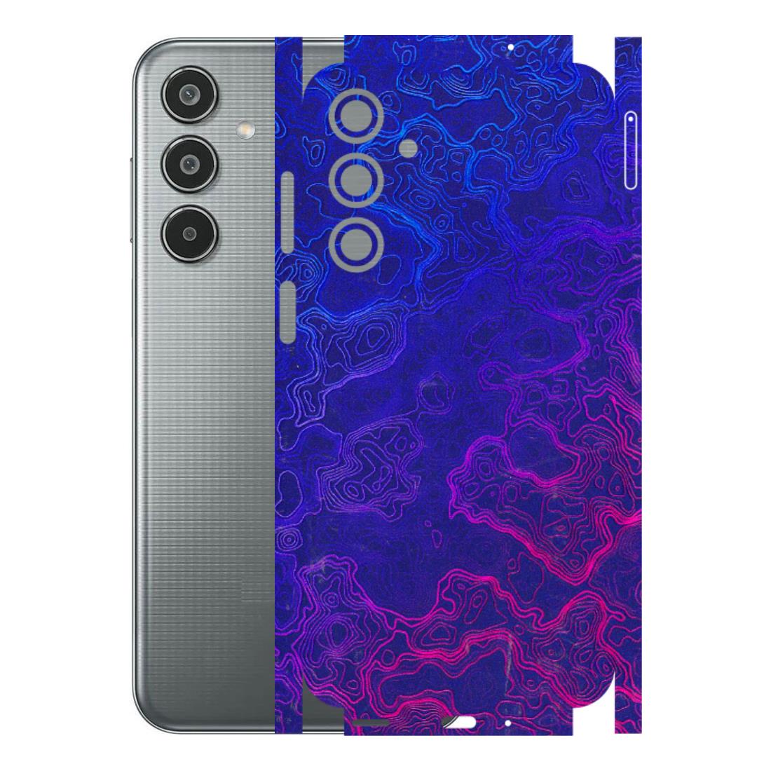 Samsung M/F/Note/Flip and C Phone Skins (All Models) - Purple Ripples Swirl - 3D Embossed Finish (L-314) Samsung Galaxy M35 (5G)