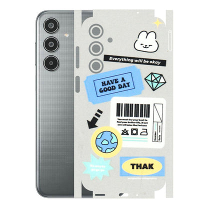 Samsung M/F/Note/Flip and C Phone Skins (All Models) - Will Be Okay Design - 3D Embossed Finish (L-316) Samsung Galaxy M35 (5G)