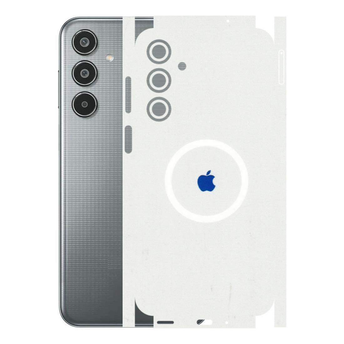 Samsung M/F/Note/Flip and C Phone Skins (All Models) - iPhone Magsafe Logo - 3D Embossed Finish (L-320) Samsung Galaxy M35 (5G)