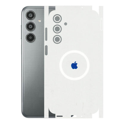 Samsung M/F/Note/Flip and C Phone Skins (All Models) - iPhone Magsafe Logo - 3D Embossed Finish (L-320) Samsung Galaxy M35 (5G)