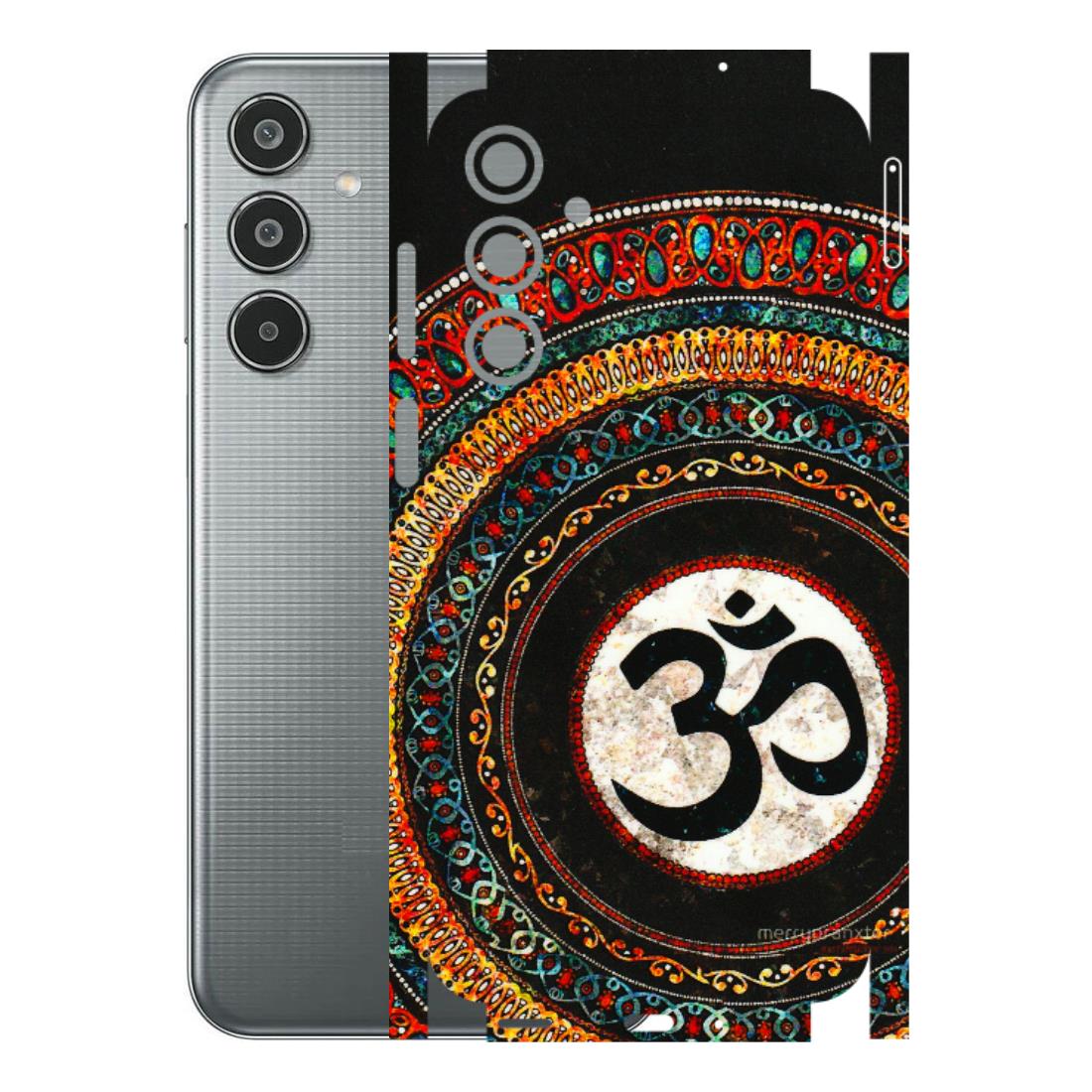 Samsung M/F/Note/Flip and C Phone Skins (All Models) - Aum Chant Abstract - 3D Embossed Finish (L-42) Samsung Galaxy M35 (5G)