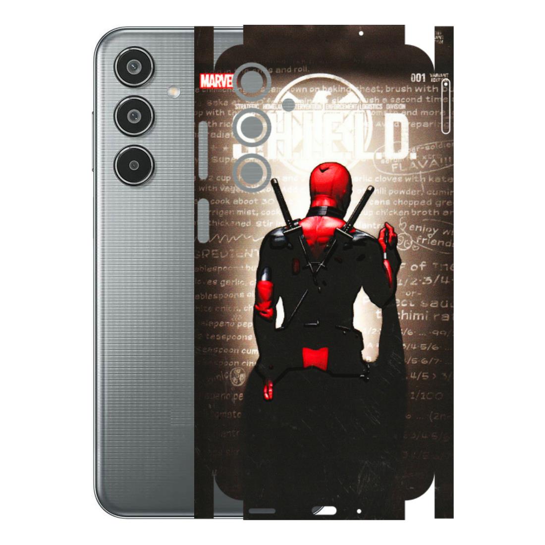 Samsung M/F/Note/Flip and C Phone Skins (All Models) - Deadpool - 3D Embossed Finish (L-56) Samsung Galaxy M35 (5G)
