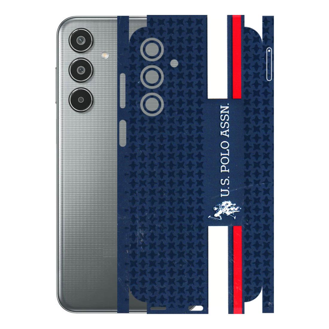 Samsung M/F/Note/Flip and C Phone Skins (All Models) - US POLO Designer Brand - 3D Embossed Finish (L-65) Samsung Galaxy M35 (5G)