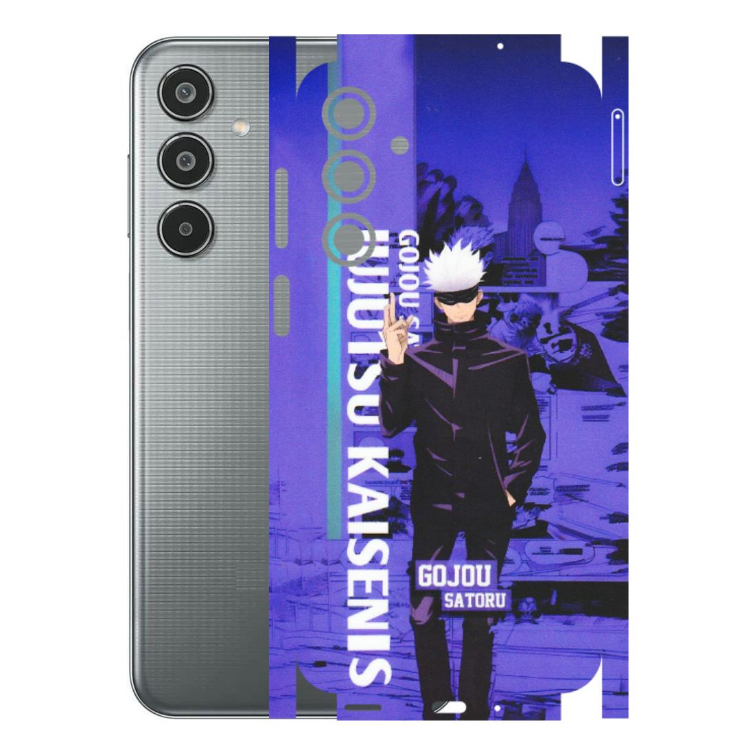 Samsung M/F/Note/Flip and C Phone Skins (All Models) - Jujutsu Kaisen Gojo - Matte Finish (M-05) Samsung Galaxy M35 (5G)
