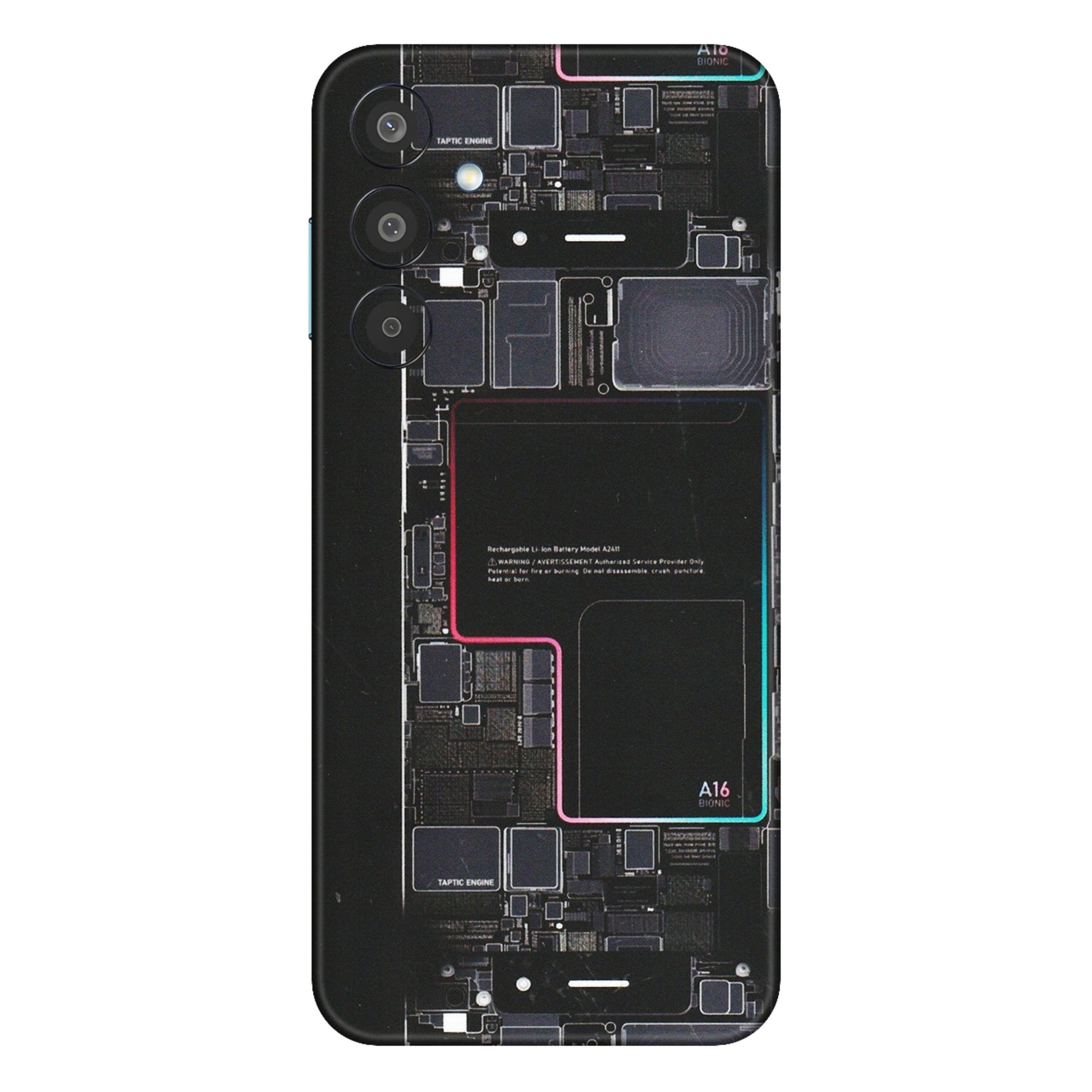 Samsung M/F/Note/Flip and C Phone Skins (All Models) - Motherboard Circuit Layout - Matte Finish (M-117) Samsung Galaxy M35 (5G)
