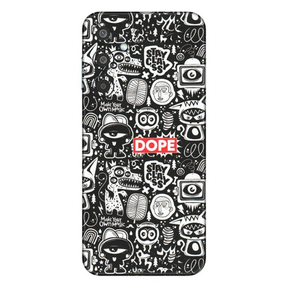 Samsung M/F/Note/Flip and C Phone Skins (All Models) - Dope Stay Classy Black Doodles - Matte Finish (M-126) Samsung Galaxy M35 (5G)
