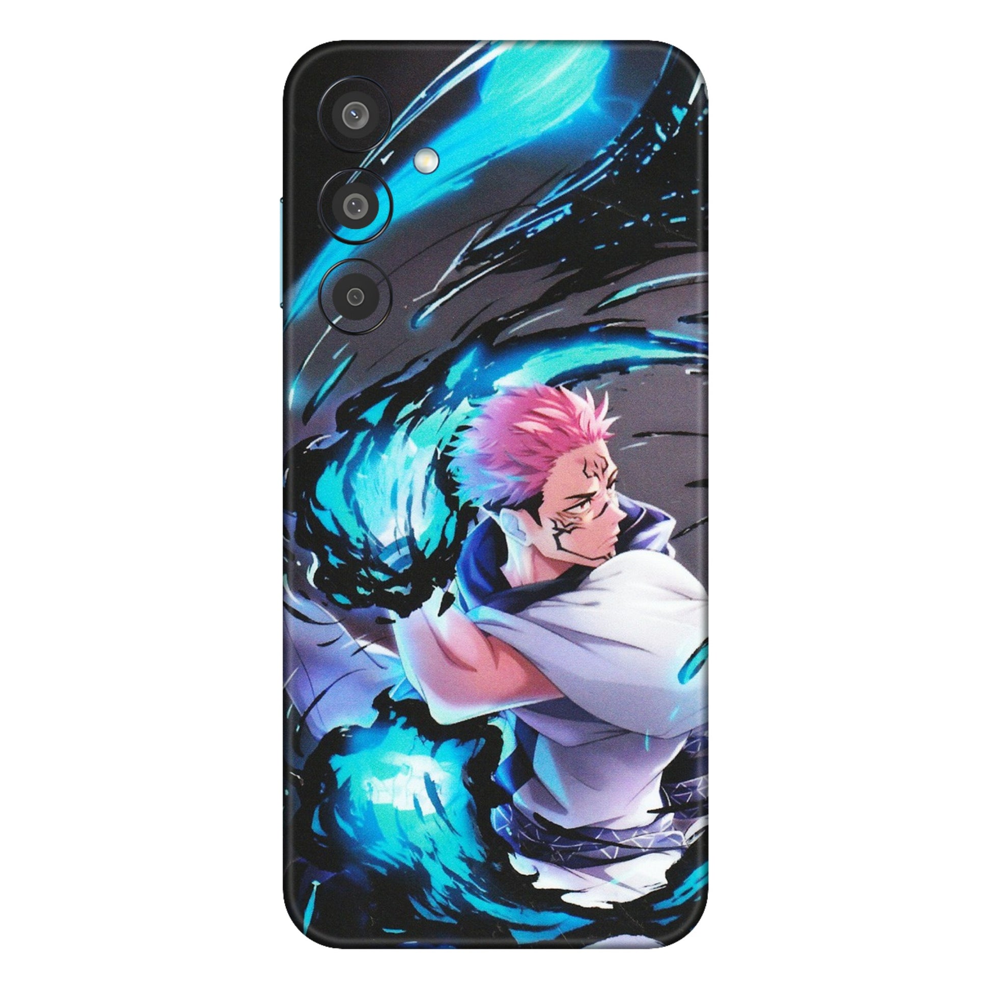 Samsung M/F/Note/Flip and C Phone Skins (All Models) - New Jujutsu Kaisen Grey Blue Anime - Matte Finish (M-127) Samsung Galaxy M35 (5G)