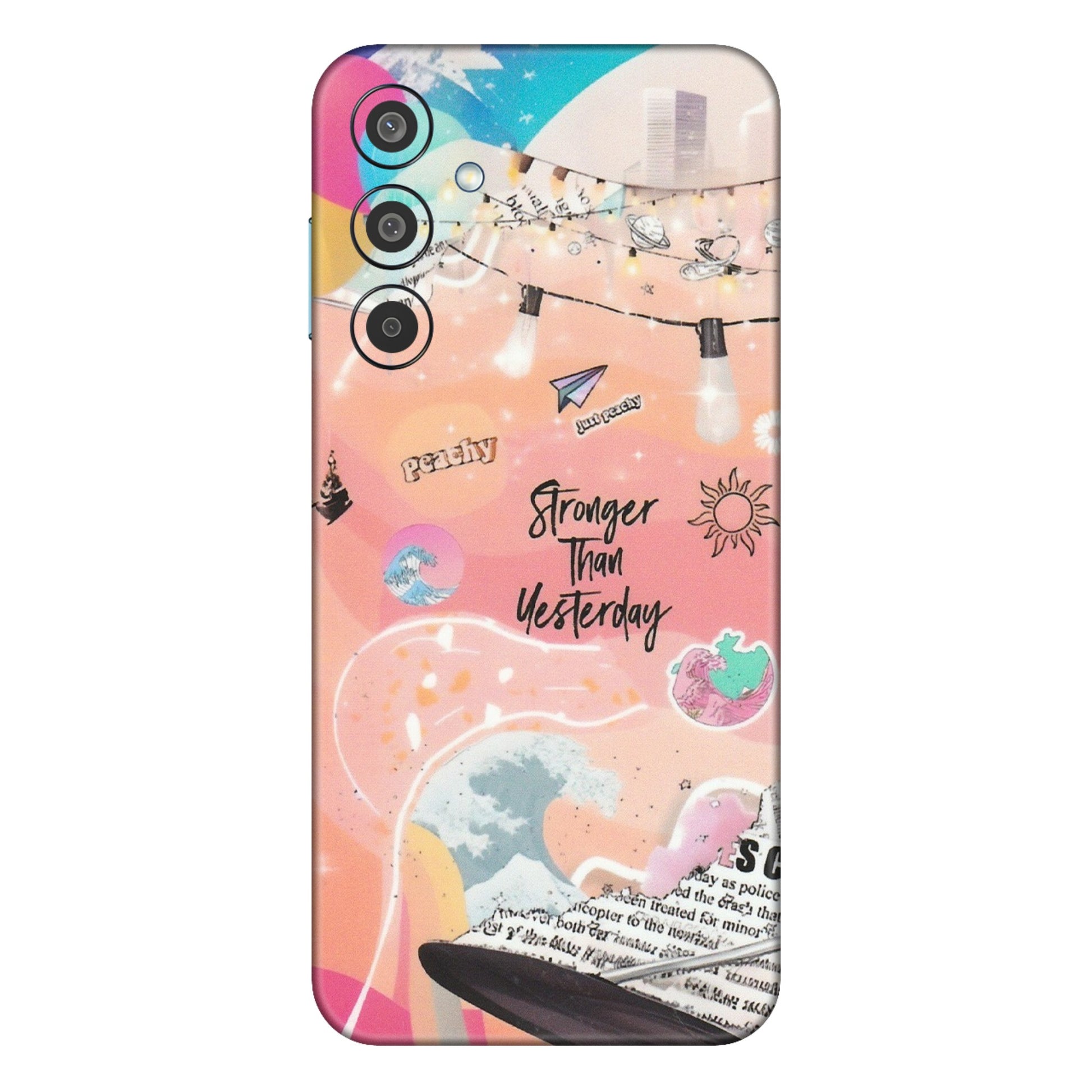 Samsung M/F/Note/Flip and C Phone Skins (All Models) - Stronger Then Yesterday - Matte Finish (M-128) Samsung Galaxy M35 (5G)