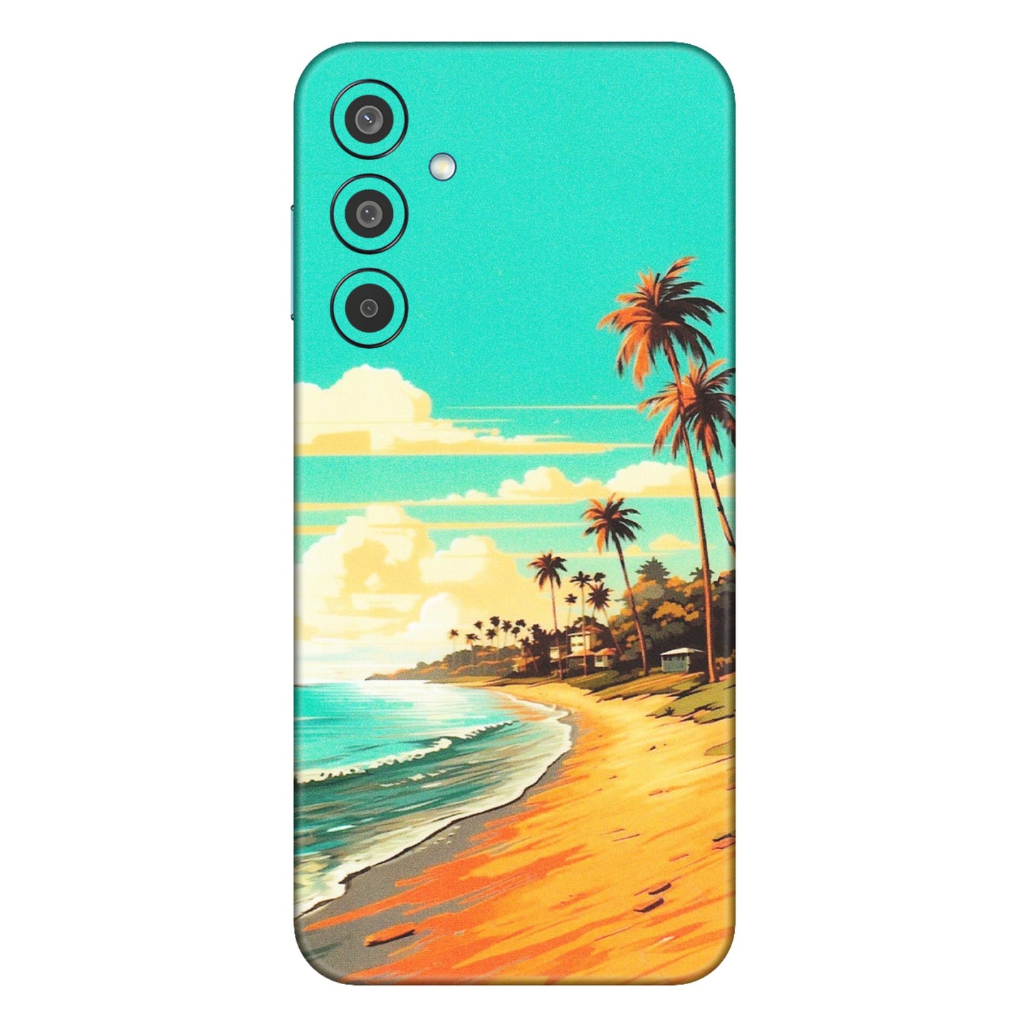 Samsung M/F/Note/Flip and C Phone Skins (All Models) - Miami Beach - Matte Finish (M-136) Samsung Galaxy M35 (5G)