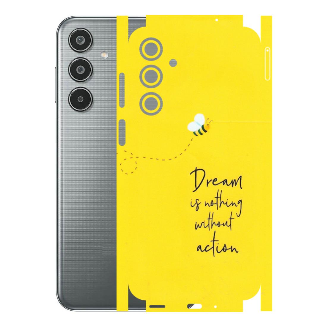 Samsung M/F/Note/Flip and C Phone Skins (All Models) - Dream Is Nothing Without Action - Matte Finish (M-138) Samsung Galaxy M35 (5G)