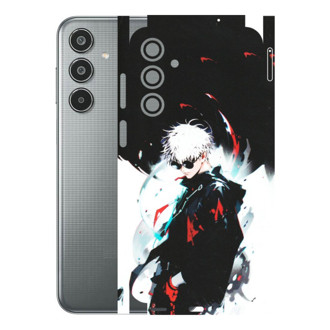 Samsung M/F/Note/Flip and C Phone Skins (All Models) - Gojo Powerful Charater Kaisen Anime - Matte Finish (M-144) Samsung Galaxy M35 (5G)