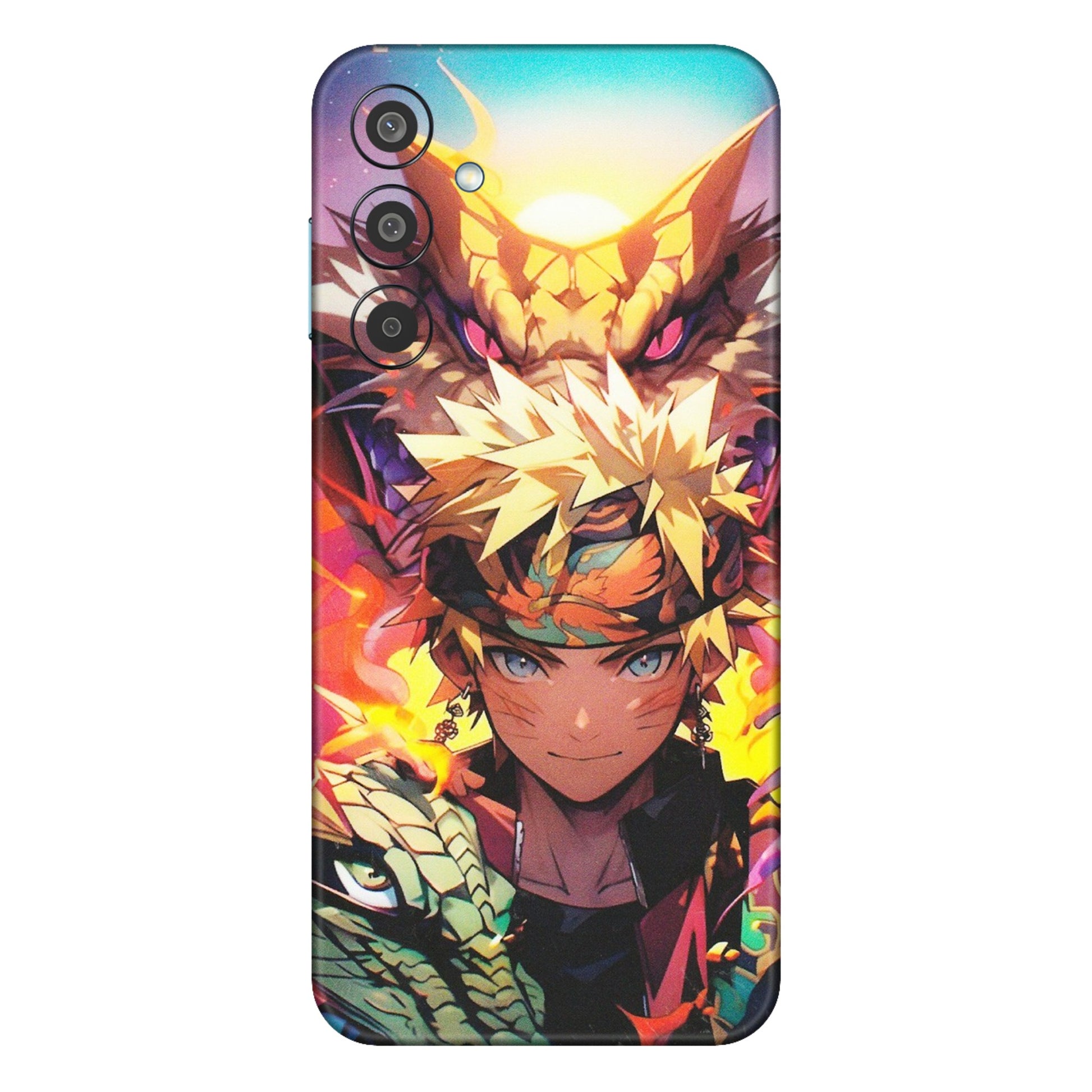Samsung M/F/Note/Flip and C Phone Skins (All Models) - Angry Naruto Anime - Matte Finish (M-148) Samsung Galaxy M35 (5G)