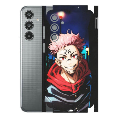 Samsung M/F/Note/Flip and C Phone Skins (All Models) - Yuji Itadori Funny Face Anime - Matte Finish (M-152) Samsung Galaxy M35 (5G)