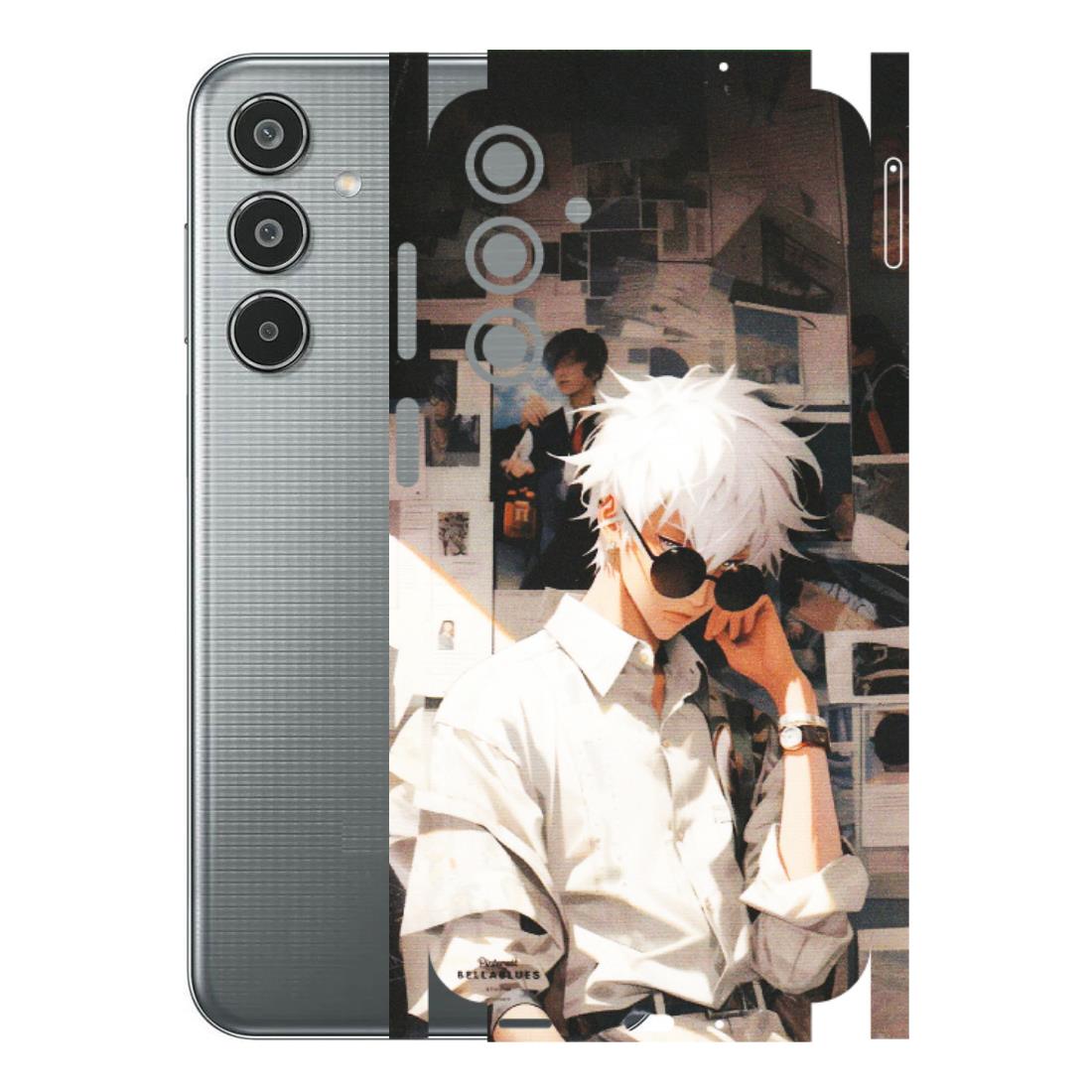 Samsung M/F/Note/Flip and C Phone Skins (All Models) - Gojo Satoru Jujustu Kaisen Anime - Matte Finish (M-156) Samsung Galaxy M35 (5G)