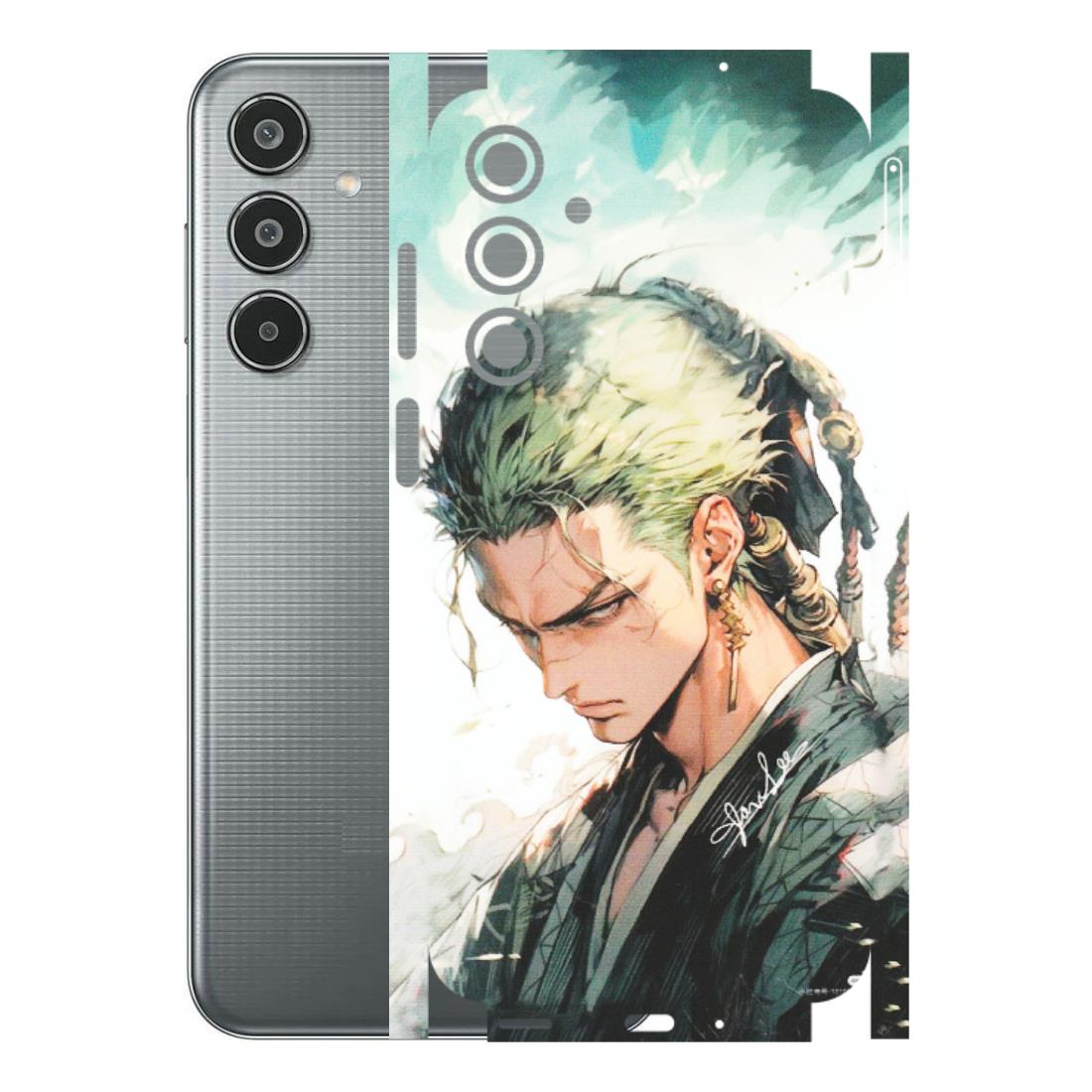 Samsung M/F/Note/Flip and C Phone Skins (All Models) - Pirate Hunter One Piece Anime - Matte Finish (M-157) Samsung Galaxy M35 (5G)