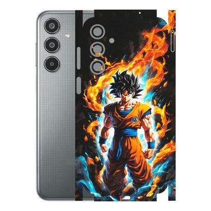 Samsung M/F/Note/Flip and C Phone Skins (All Models) - Goku Transformation Anime - Matte Finish (M-159) Samsung Galaxy M35 (5G)