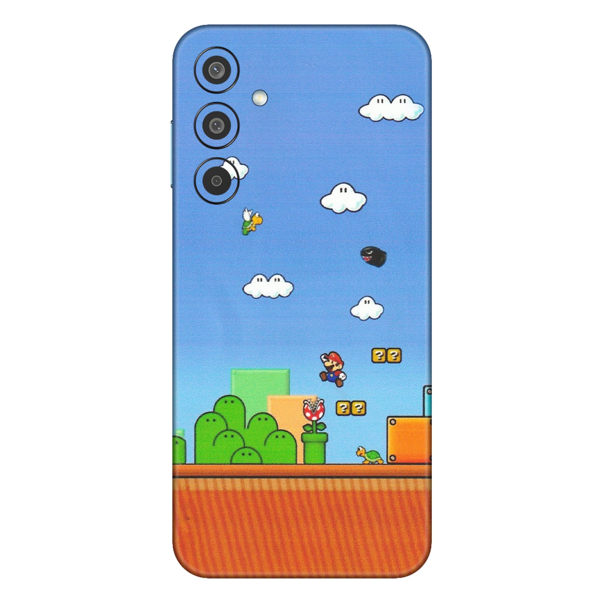 Samsung M/F/Note/Flip and C Phone Skins (All Models) - Mario Game Scene - Matte Finish (M-24) Samsung Galaxy M35 (5G)