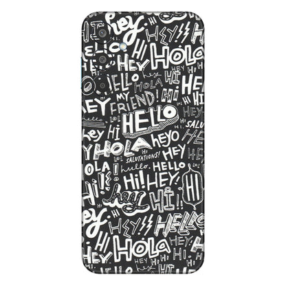 Samsung M/F/Note/Flip and C Phone Skins (All Models) - Hi Hello Doodles - Matte Finish (M-25) Samsung Galaxy M35 (5G)
