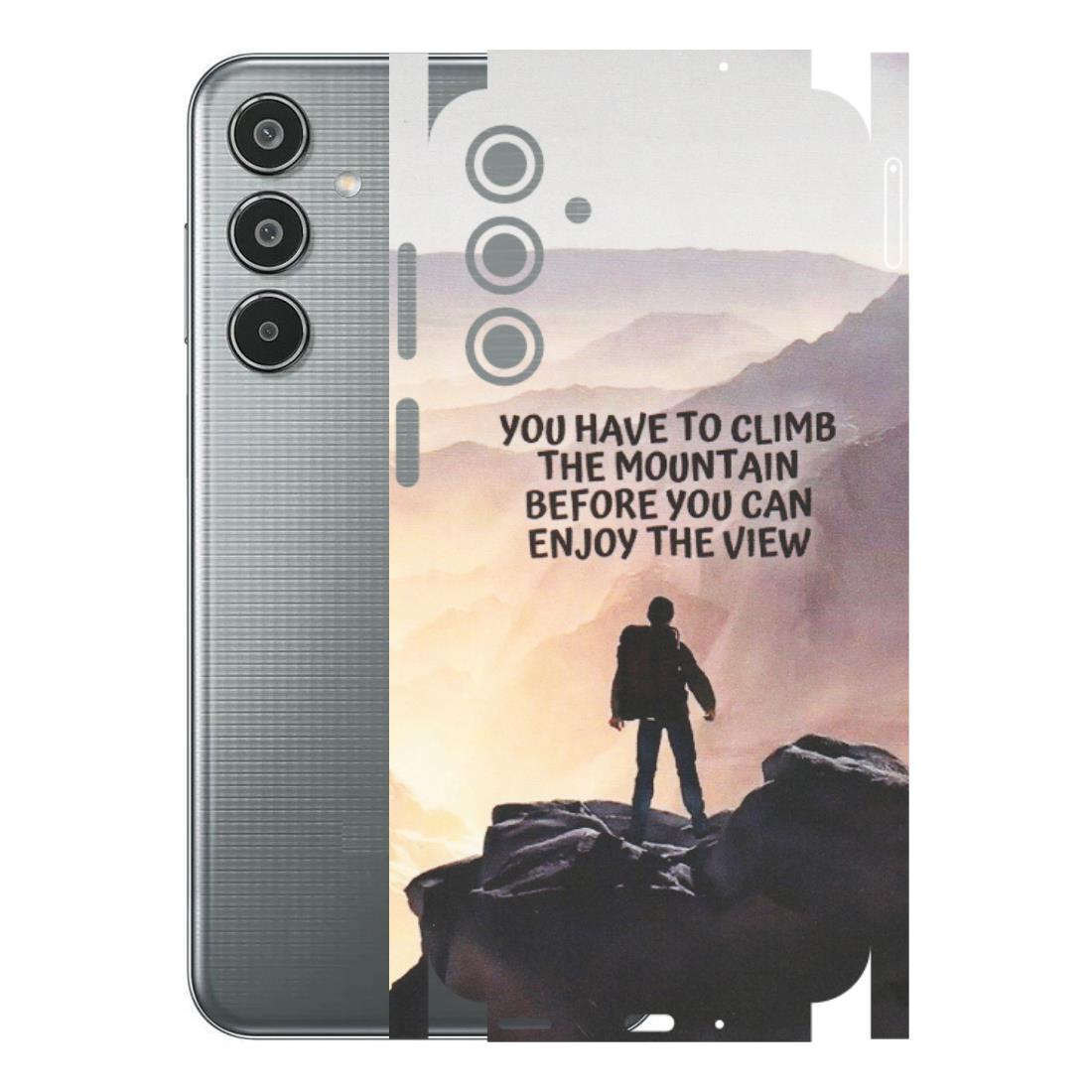 Samsung M/F/Note/Flip and C Phone Skins (All Models) - Motivational Hiking Mountain - Matte Finish (M-28) Samsung Galaxy M35 (5G)