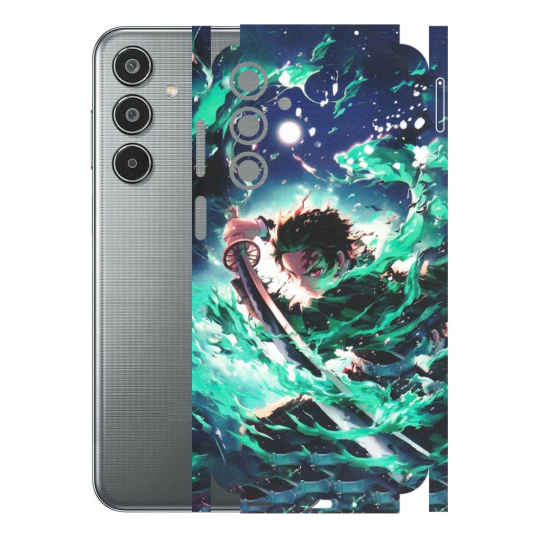 Samsung M/F/Note/Flip and C Phone Skins (All Models) - Sword Fighter Anime - Matte Finish (M-29) Samsung Galaxy M35 (5G)