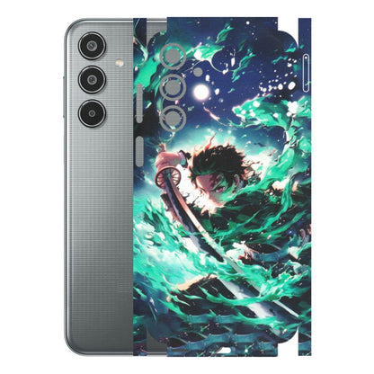 Samsung M/F/Note/Flip and C Phone Skins (All Models) - Sword Fighter Anime - Matte Finish (M-29) Samsung Galaxy M35 (5G)