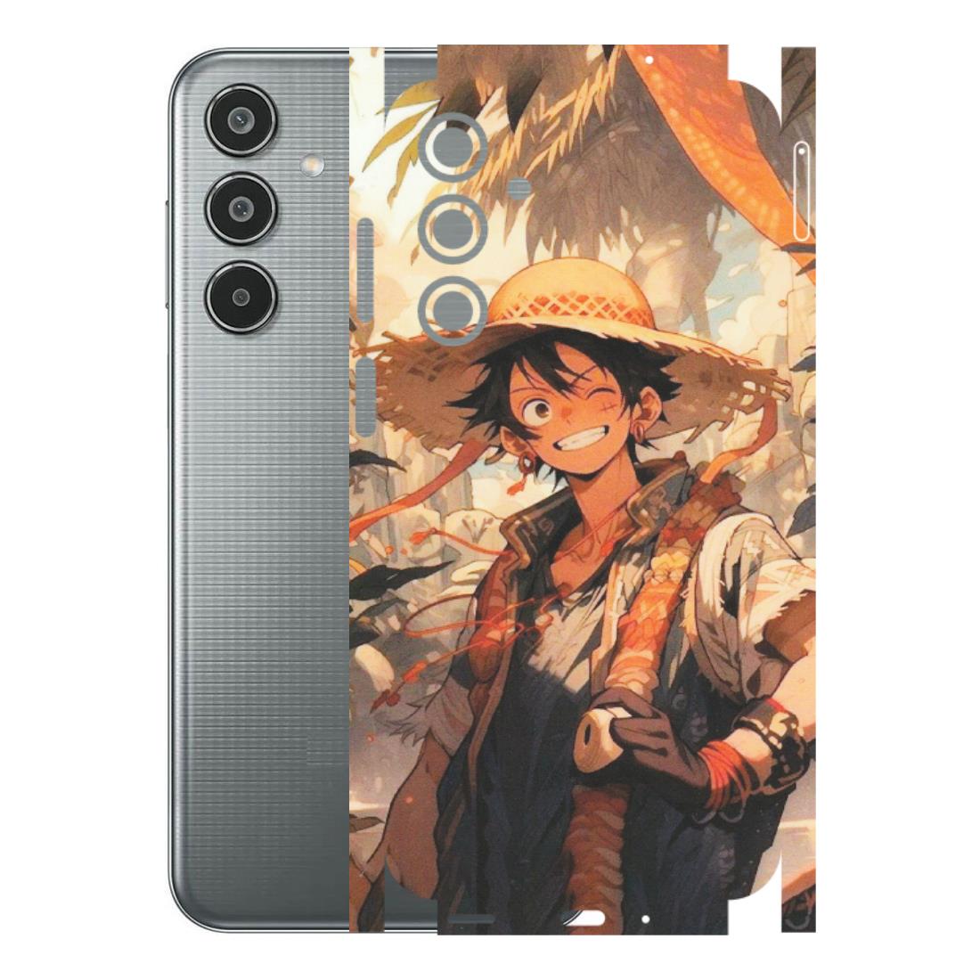 Samsung M/F/Note/Flip and C Phone Skins (All Models) - Anime Character Smile - Matte Finish (M-33) Samsung Galaxy M35 (5G)