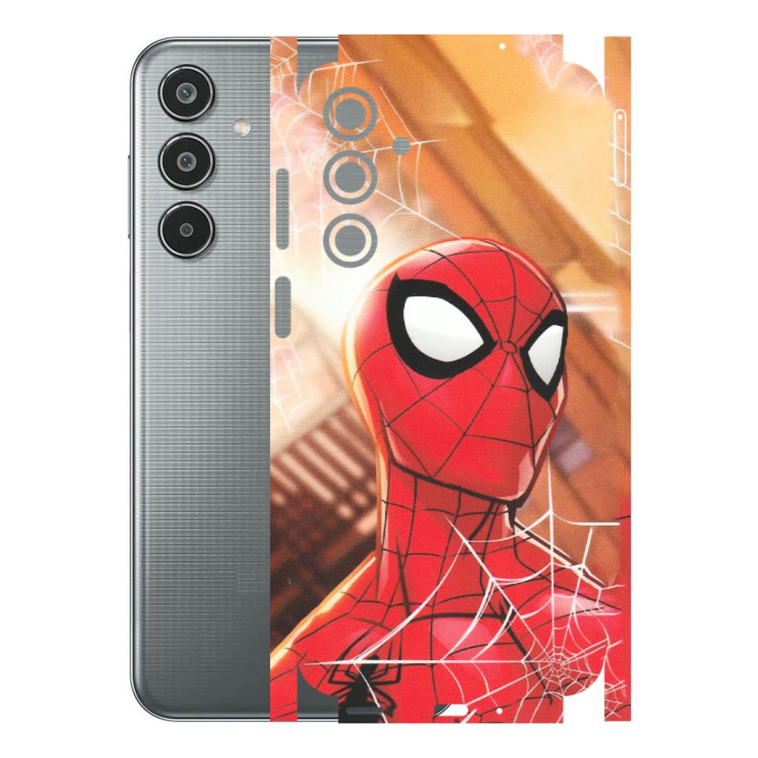 Samsung M/F/Note/Flip and C Phone Skins (All Models) - Spiderman Face New - Matte Finish (M-41) Samsung Galaxy M35 (5G)