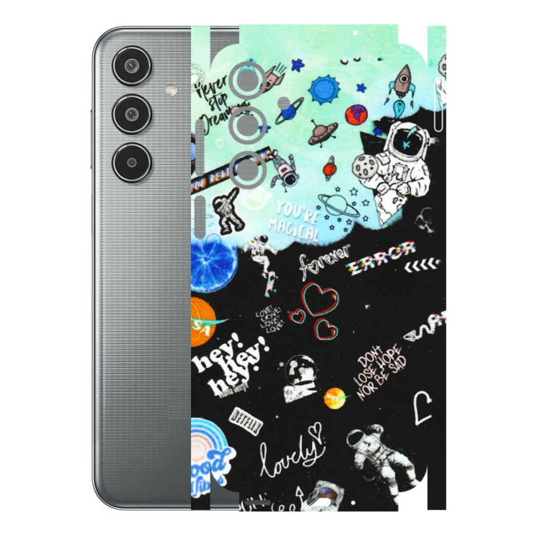 Samsung M/F/Note/Flip and C Phone Skins (All Models) - Living In A Space Dream - Matte Finish (M-46) Samsung Galaxy M35 (5G)