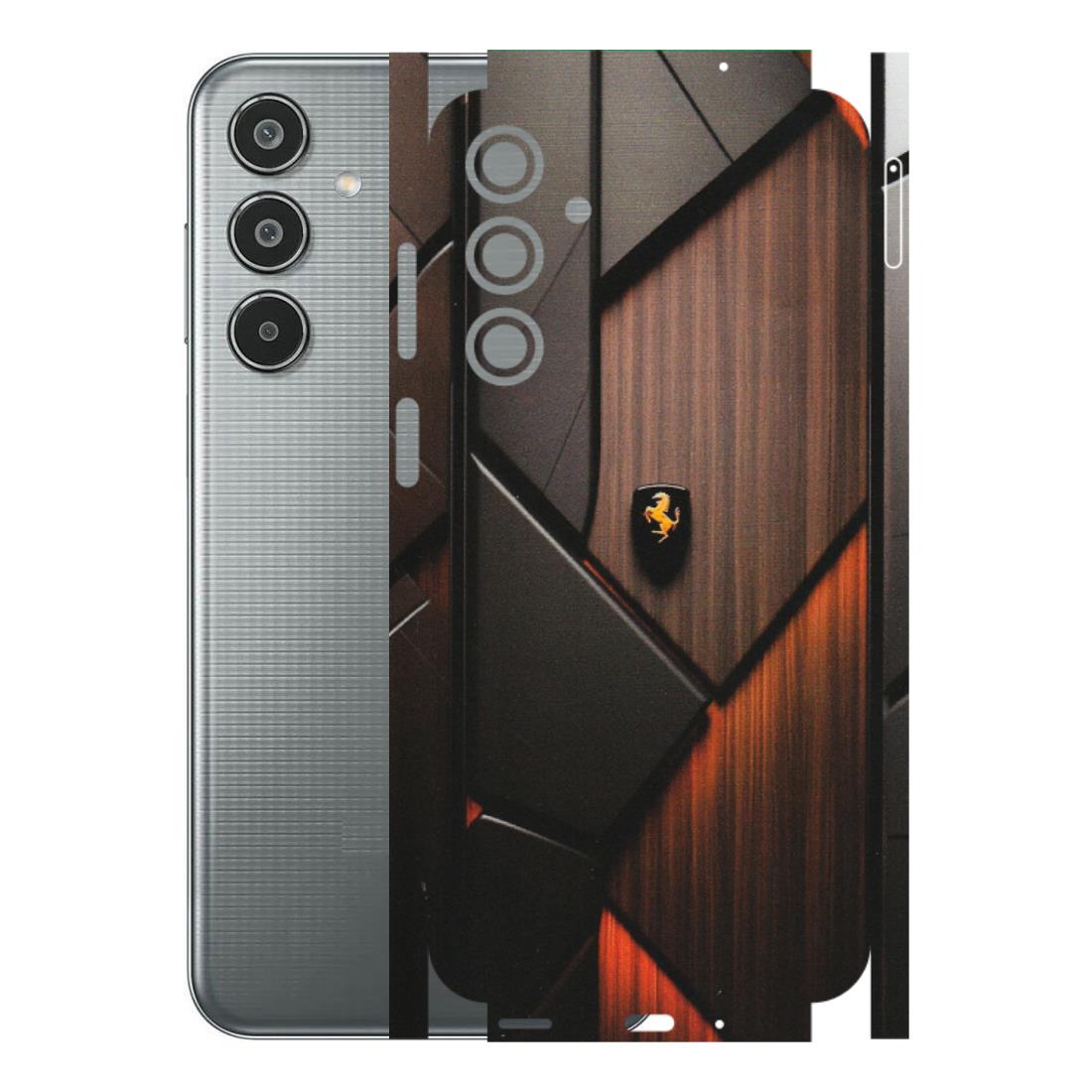 Samsung M/F/Note/Flip and C Phone Skins (All Models) - Lambo Beauty Wood Pattern Sober - Matte Finish (M-51) Samsung Galaxy M35 (5G)