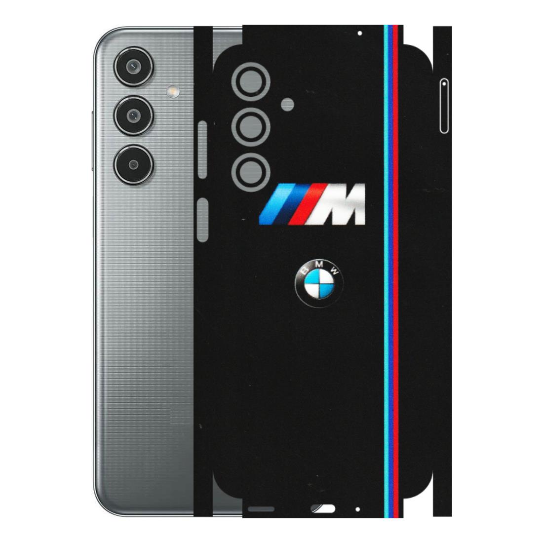 Samsung M/F/Note/Flip and C Phone Skins (All Models) - Styling With Black BMW - Matte Finish (M-74) Samsung Galaxy M35 (5G)