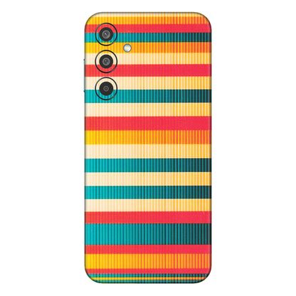 Samsung M/F/Note/Flip and C Phone Skins (All Models) - Colourful Stripes Soothing Effect - Matte Finish (M-86) Samsung Galaxy M35 (5G)