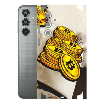 Samsung M/F/Note/Flip and C Phone Skins (All Models) - Billionaire Bitcoin Collection - Matte Finish (M-92) Samsung Galaxy M35 (5G)