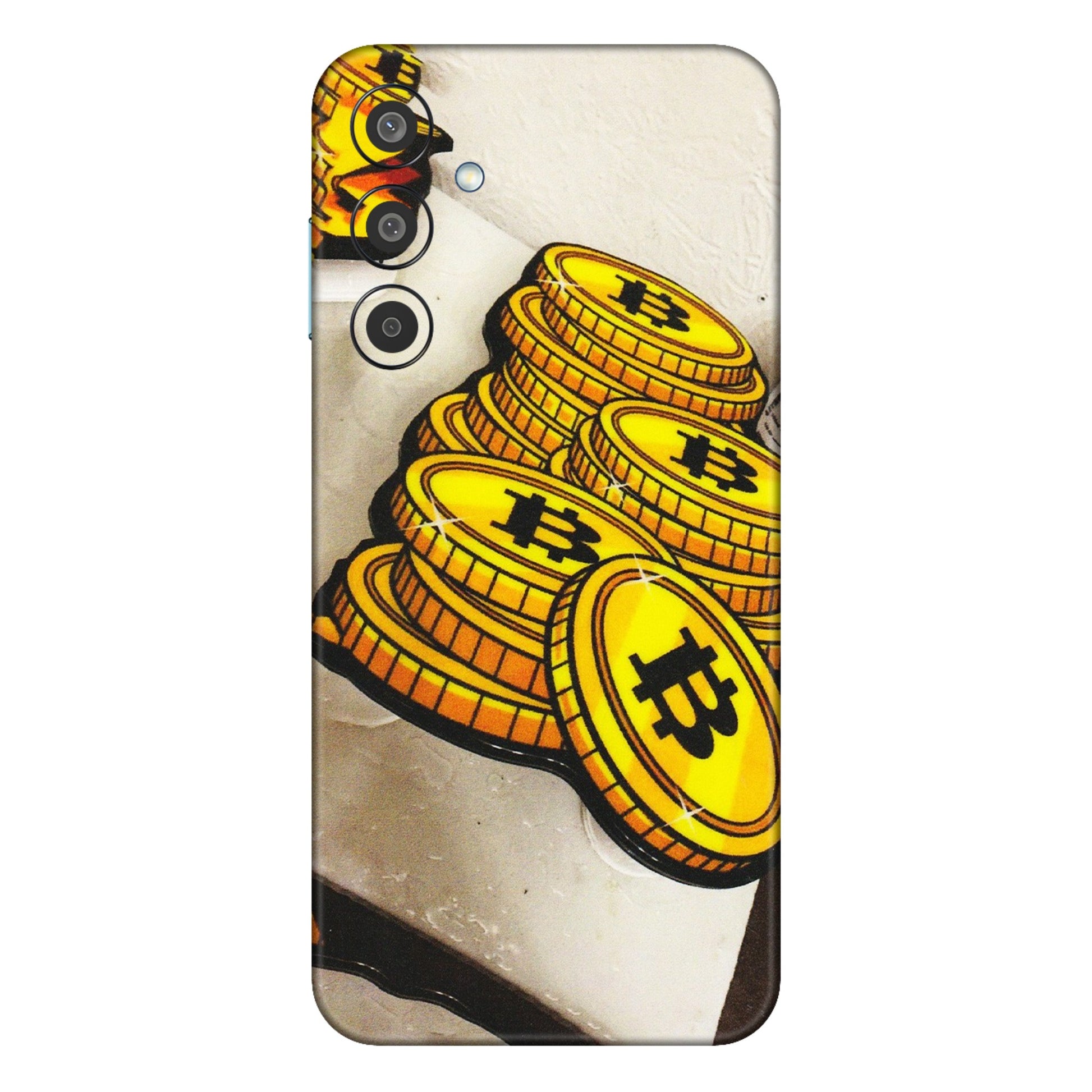 Samsung M/F/Note/Flip and C Phone Skins (All Models) - Billionaire Bitcoin Collection - Matte Finish (M-92) Samsung Galaxy M35 (5G)