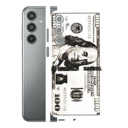 Samsung M/F/Note/Flip and C Phone Skins (All Models) - 100 Dollar Currency - Transparent Finish (T-01) Samsung Galaxy M35 (5G)