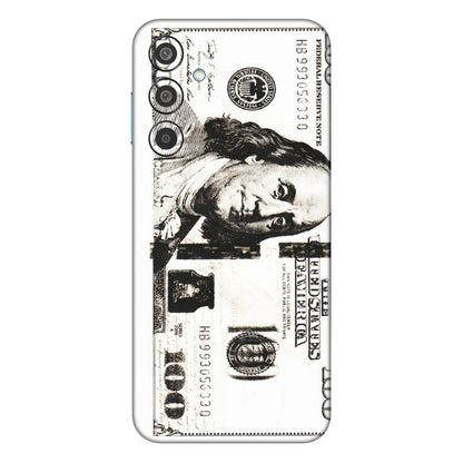 Samsung M/F/Note/Flip and C Phone Skins (All Models) - 100 Dollar Currency - Transparent Finish (T-01) Samsung Galaxy M35 (5G)