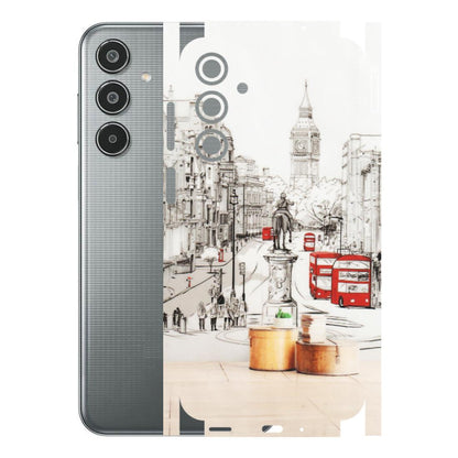 Samsung M/F/Note/Flip and C Phone Skins (All Models) - London Street - Transparent Finish (T-02) Samsung Galaxy M35 (5G)
