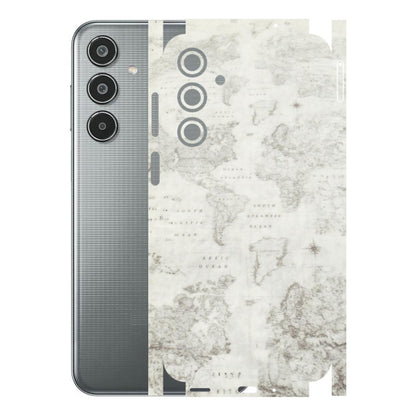 Samsung M/F/Note/Flip and C Phone Skins (All Models) - World Travel Map - Transparent Finish (T-04) Samsung Galaxy M35 (5G)