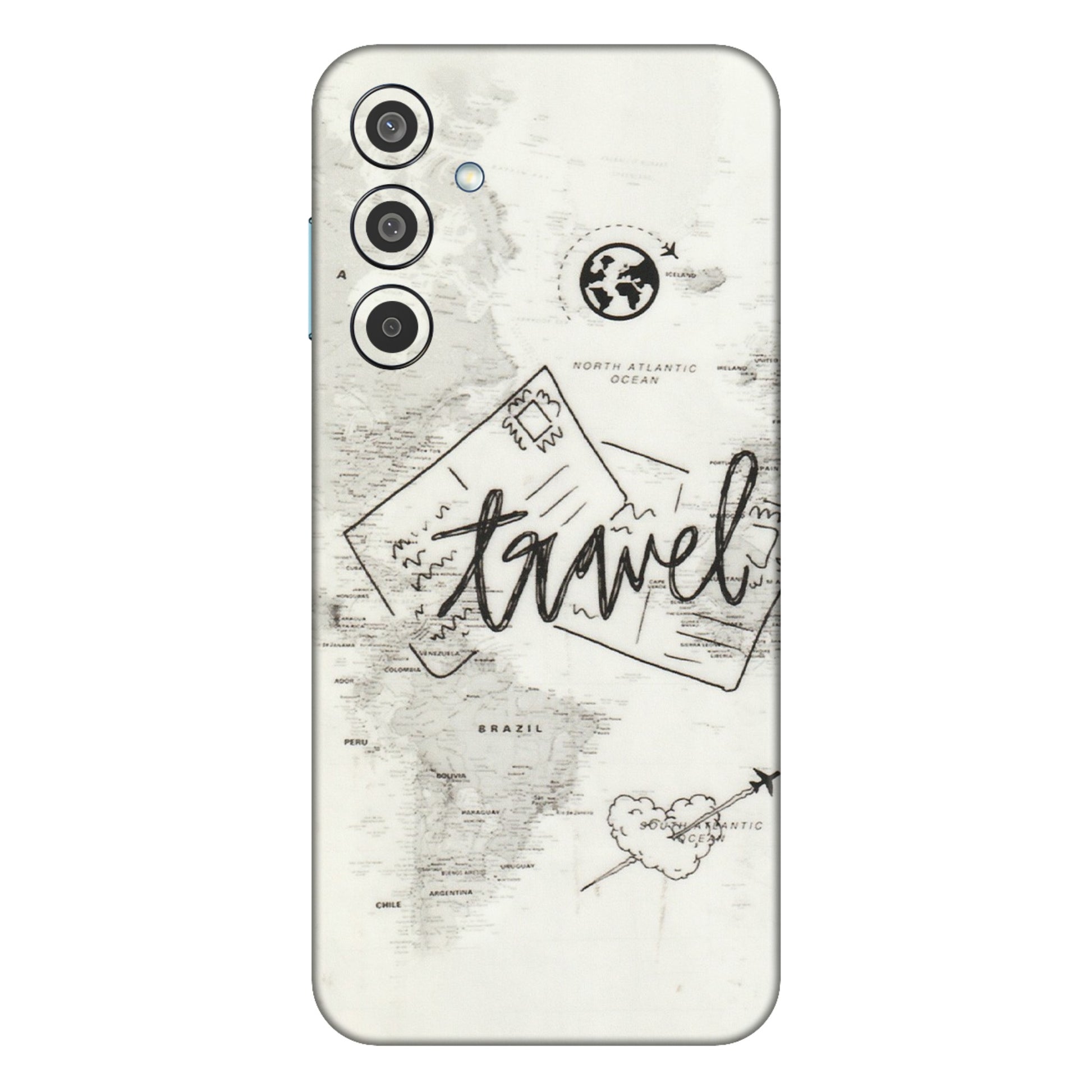 Samsung M/F/Note/Flip and C Phone Skins (All Models) - Travel Ticket - Transparent Finish (T-06) Samsung Galaxy M35 (5G)