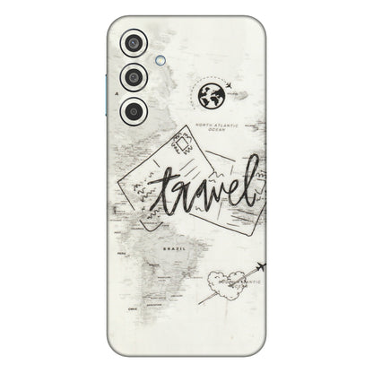 Samsung M/F/Note/Flip and C Phone Skins (All Models) - Travel Ticket - Transparent Finish (T-06) Samsung Galaxy M35 (5G)