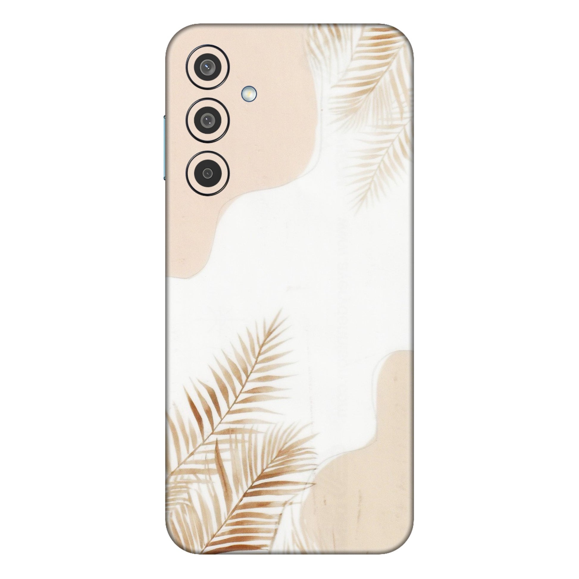 Samsung M/F/Note/Flip and C Phone Skins (All Models) - Gold Petals Abstract - Transparent Finish (T-08) Samsung Galaxy M35 (5G)