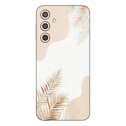 Samsung M/F/Note/Flip and C Phone Skins (All Models) - Gold Petals Abstract - Transparent Finish (T-08) Samsung Galaxy M35 (5G)