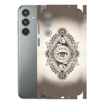 Samsung M/F/Note/Flip and C Phone Skins (All Models) - Illuminati Great Eye - Transparent Finish (T-14) Samsung Galaxy M35 (5G)