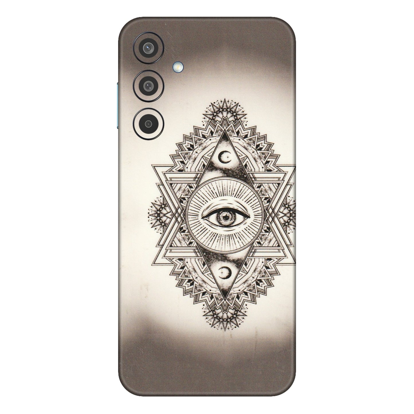 Samsung M/F/Note/Flip and C Phone Skins (All Models) - Illuminati Great Eye - Transparent Finish (T-14) Samsung Galaxy M35 (5G)