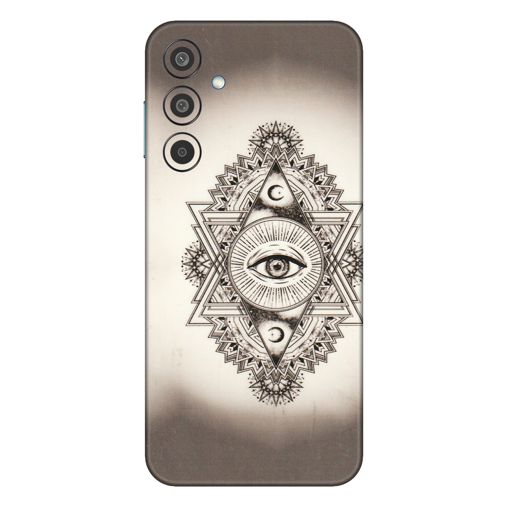 Samsung M/F/Note/Flip and C Phone Skins (All Models) - Illuminati Great Eye - Transparent Finish (T-14) Samsung Galaxy M35 (5G)