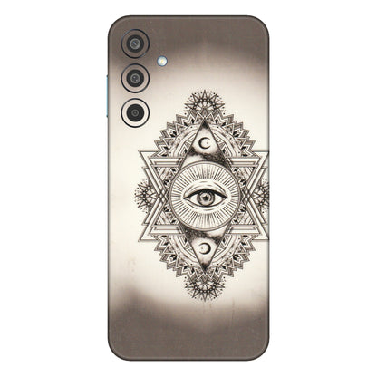 Samsung M/F/Note/Flip and C Phone Skins (All Models) - Illuminati Great Eye - Transparent Finish (T-14) Samsung Galaxy M35 (5G)