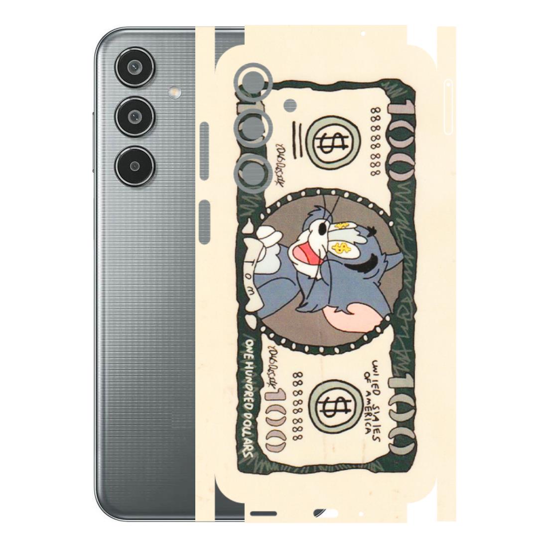 Samsung M/F/Note/Flip and C Phone Skins (All Models) - One Hundred Dollar Tom - Transparent Finish (T-16) Samsung Galaxy M35 (5G)