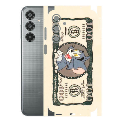 Samsung M/F/Note/Flip and C Phone Skins (All Models) - One Hundred Dollar Tom - Transparent Finish (T-16) Samsung Galaxy M35 (5G)